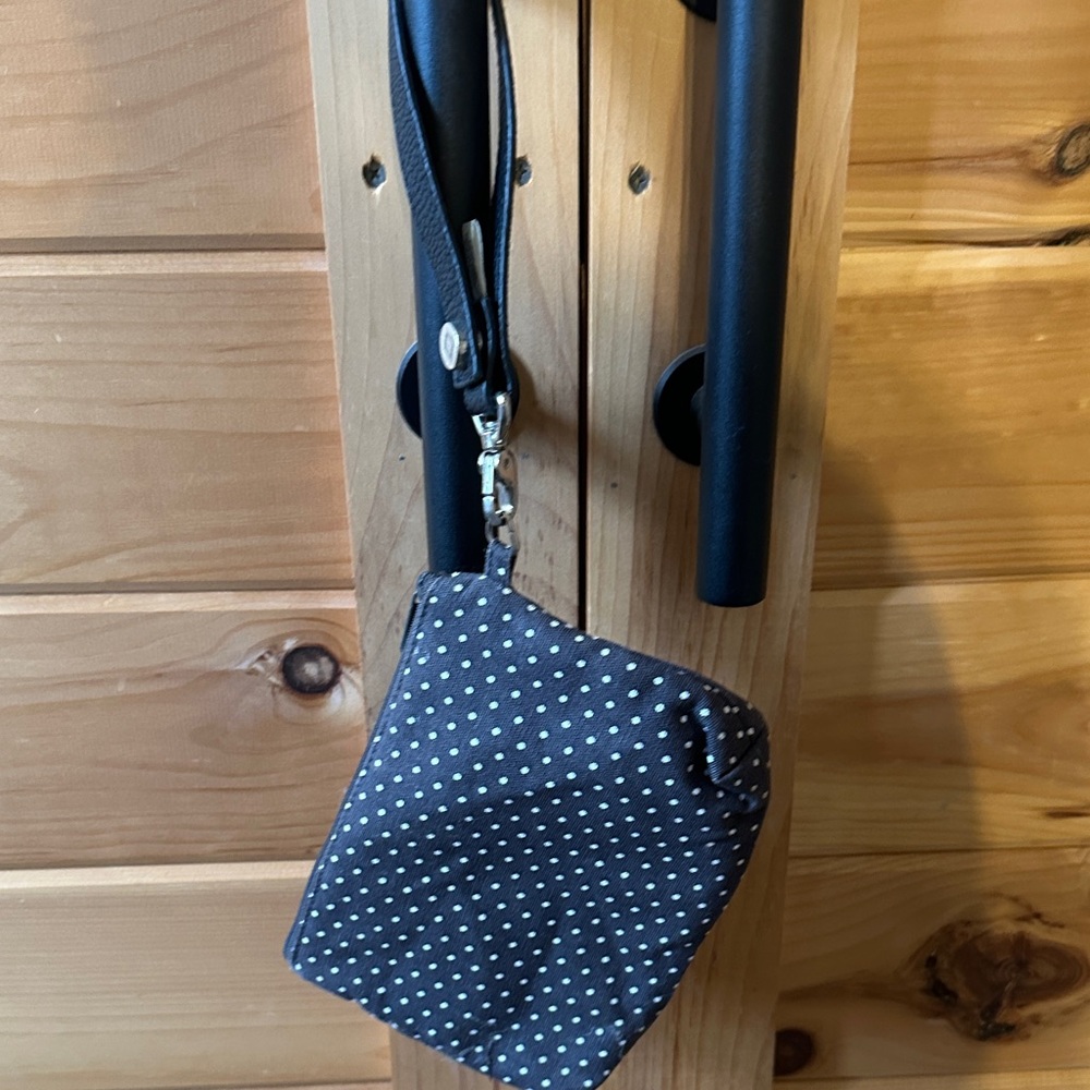 Thirty-One Polka Dot Wristlet Pouch